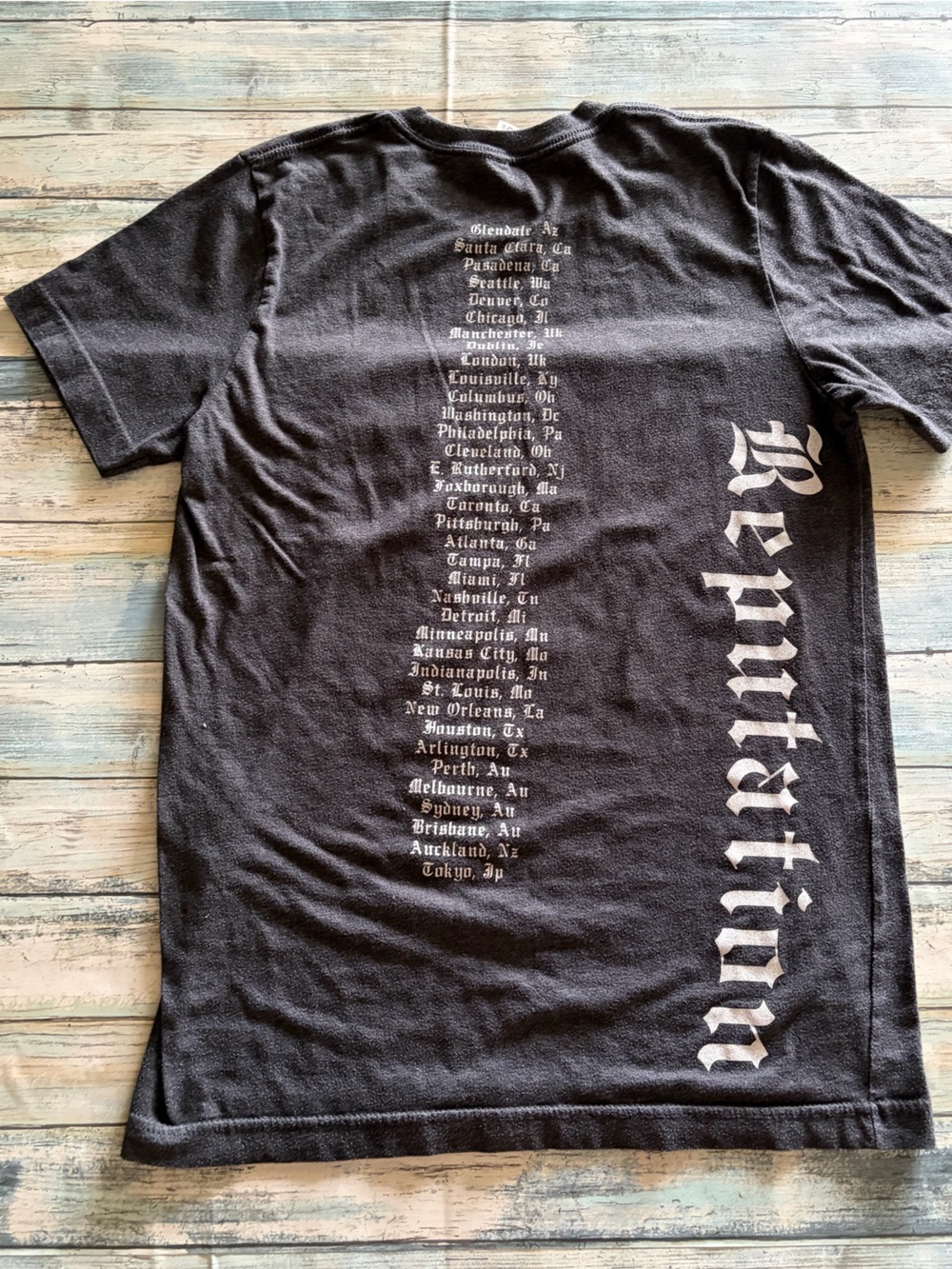 Taylor Swift Reputation Stadium Tour 2018 Dark Gray Size Small - Picture 3 of 6